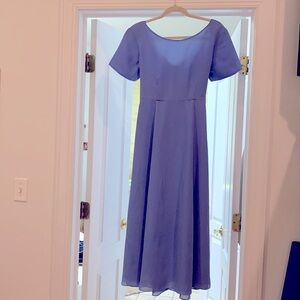 midi dress French Blue! Lined classic Size 10.  Stefanie Andrew’s.